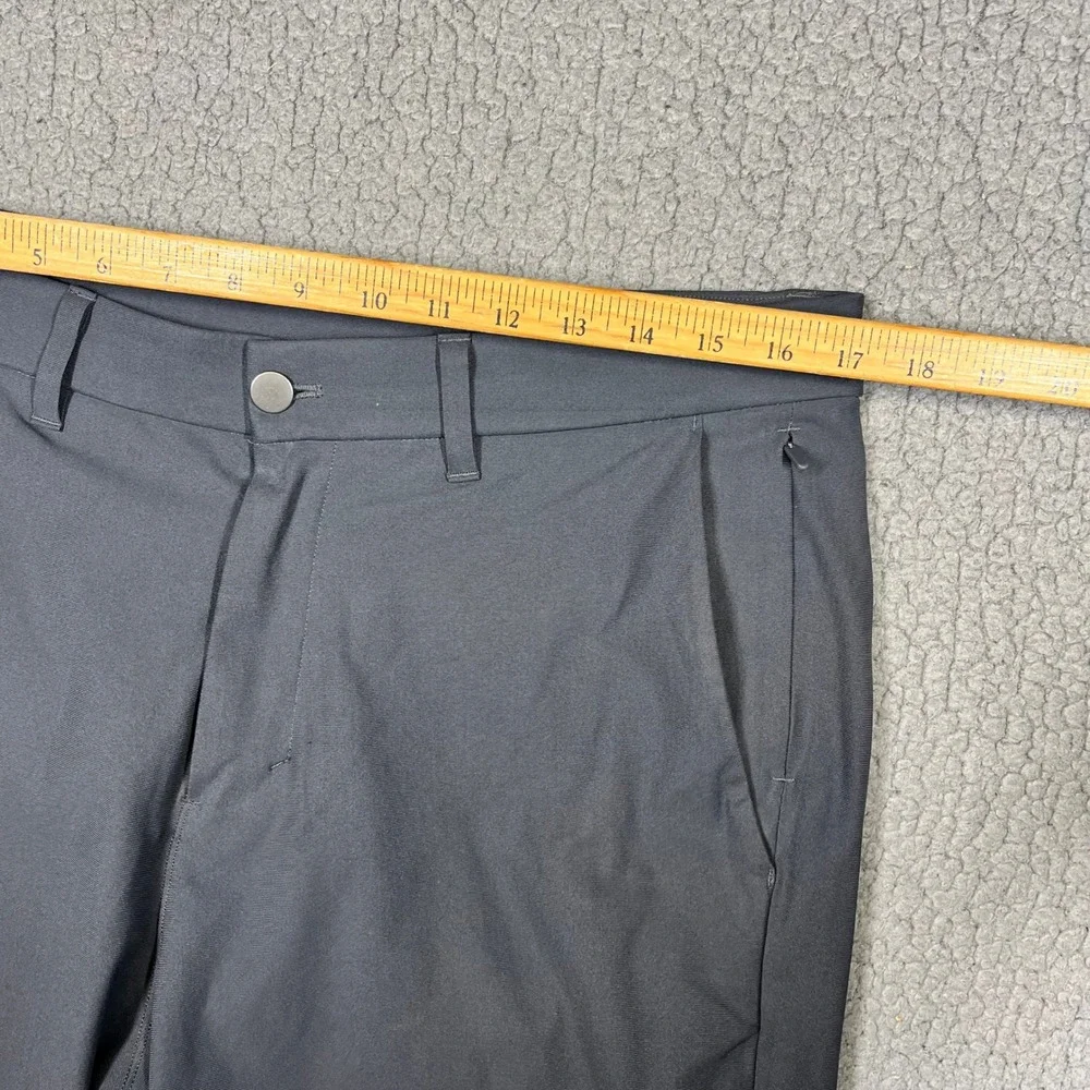 Lululemon Commission Pant Slim Warpstreme 34 Dark Gray Technical Chino 6190